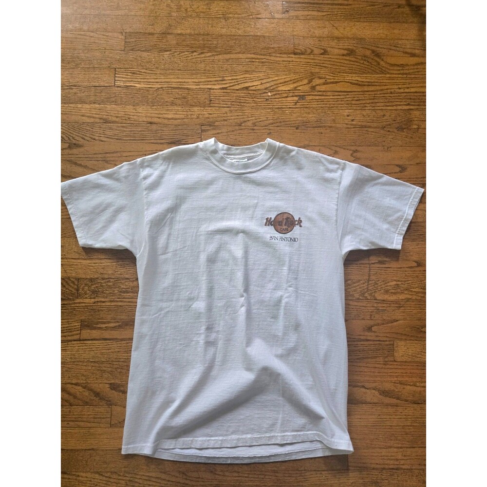Vtg Hard Rock Cafe Tee San Antonio Double-Sided Heavy Tee Size XL Y2K